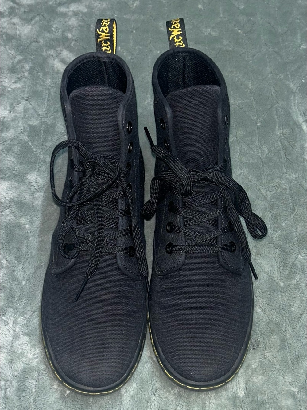 dr martens shoreditch canvas boots black Women’s Size 7